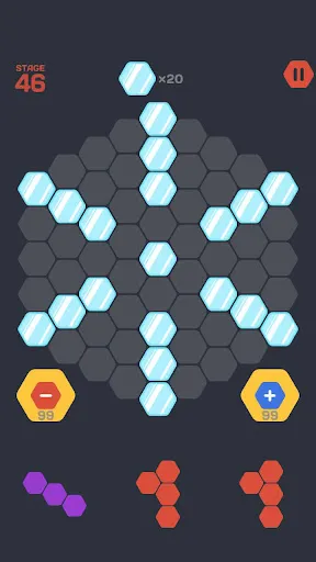 Hexa Block King - Screenshot 3