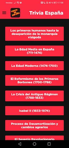 Trivia España - Screenshot 1