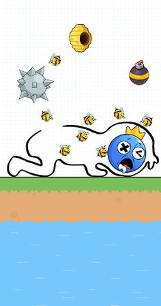 Draw To Save Rainbow Monster - Screenshot 3