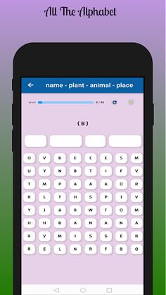 Name Plant Animal : Crossword - Screenshot 1