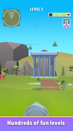 Castle Defender :Machine Gun3D - Screenshot 1