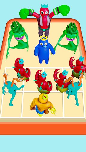 Merge Monster - Rainbow Fight - Screenshot 2