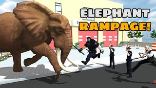 Angry Elephant City Rampage - Screenshot 1