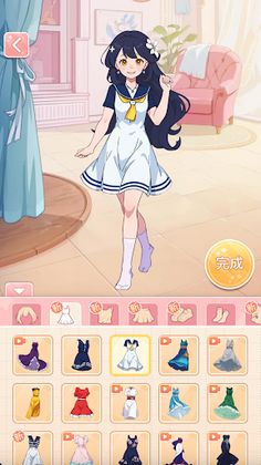 Anime Girl Dress Up Game - Screenshot 3