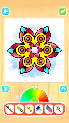 Coloring Mandala Games - Screenshot 2