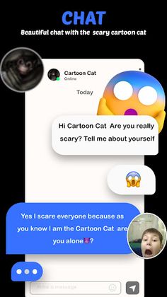 cartoon cat call & games - Screenshot 3