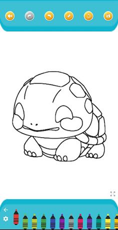 Coloring Cartoon Animals - Screenshot 3