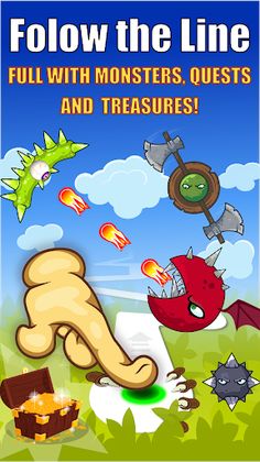 Follow the Line Monster Run - Screenshot 2