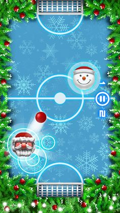 Glow Hockey Master - Screenshot 2