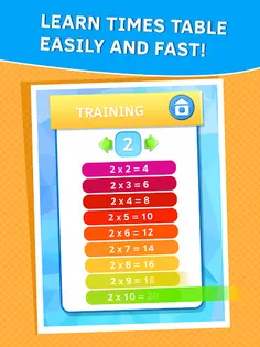 Learn times tables games - Screenshot 4