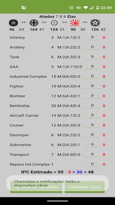 Axis Allies War Companion - Screenshot 3