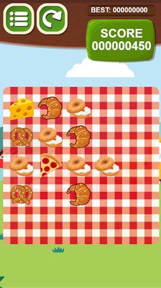 2048 Food Sliding Puzzle Merge - Screenshot 2