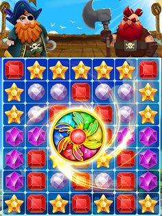 Jewel Match Pirates - Screenshot 2
