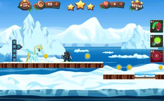 Little Pony Runner Frozen Land - Screenshot 1