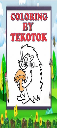 Hedgehog Coloring - Screenshot 1