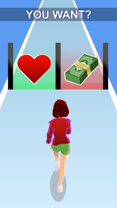 Girl Run 3D - Fun Running Game - Screenshot 1