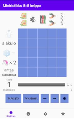 Miniristikko 5×5 helppo - Screenshot 2