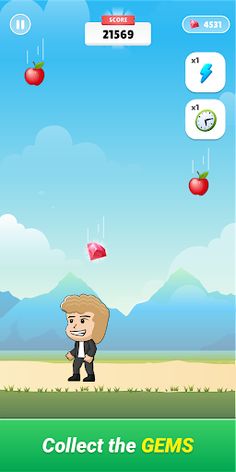 Save Newton - Dodge the Apples - Screenshot 3