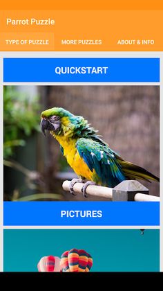 Parrot Jigsaw Puzzle - Screenshot 2