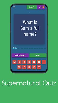 Supernatural Quiz - Screenshot 1