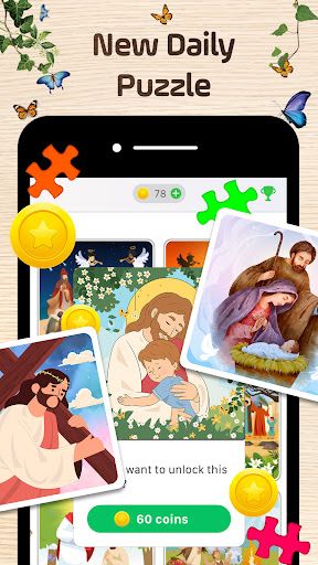 Bible Games: Jesus Puzzle Game - Screenshot 2