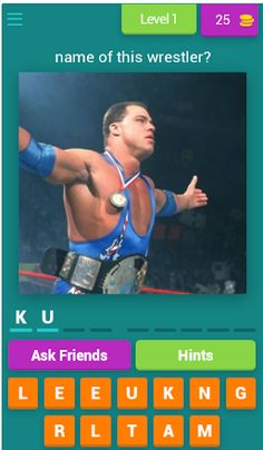 WWE Wrestlers Quiz - Screenshot 1