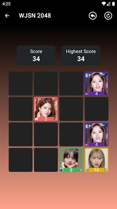 WJSN(우주소녀) 2048 Game - Screenshot 4
