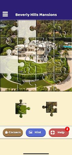 Beverly Hills Mansions Puzzle - Screenshot 2