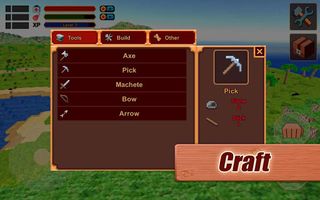 Crafting Game Cube Island 3D - Screenshot 1