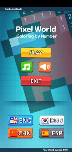 Pixel World - Coloring By Numb - Screenshot 1