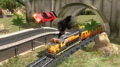 Train Vs Car Racing 2 Player - Screenshot 3