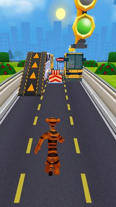 Winnie the Poo City Run - Screenshot 1