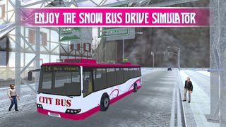 Pink Lady Snow Bus City Driver - Screenshot 2