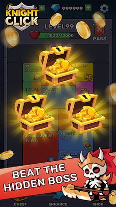 Knight Click :Simple RPG - Screenshot 2