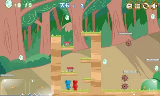 Two Players Games:Square Bros - Screenshot 2