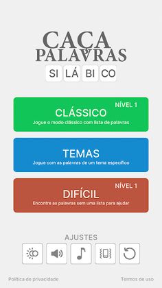 Caça-Palavras Silábico - Screenshot 3