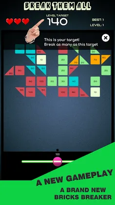 100 Balls - Brick Breaker - Screenshot 3