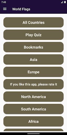Flags of the World Quiz - Screenshot 1