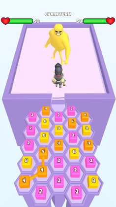 Hexa Fight 2048 - Screenshot 1