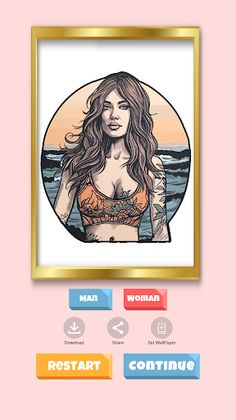 Tattoo Game - Color By Number - Screenshot 1