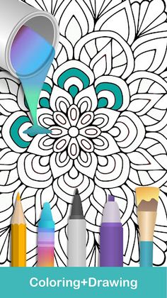100+ Mandala coloring pages - Screenshot 1