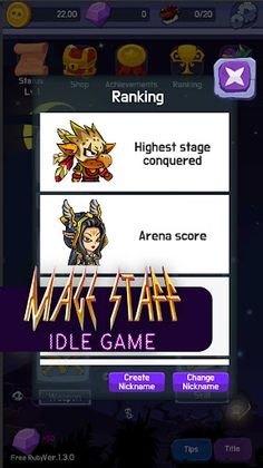 Magic Staff Clicker Idle - Screenshot 2