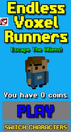 Endless Voxel Runners - Escape - Screenshot 1