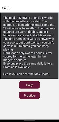 Six (S) - Screenshot 1