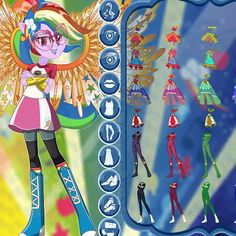 Dress up Rainbow - Screenshot 2