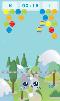 Kitty Bubble Pop - Screenshot 2