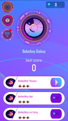 Boboi boy galaxy Tiles Hop - Screenshot 1