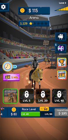 Idle Derby: Horse Tycoon Saga - Screenshot 3