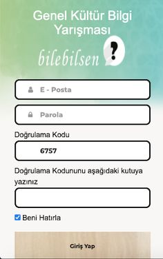 Bilebilsen Bilgi Yarışması - Screenshot 1