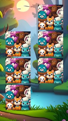 Jogo da Memoria Bichos Fofos - Screenshot 3